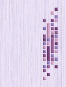 Кураж фиолетовый декор 25x40