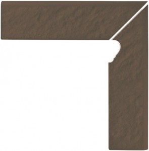 Simple brown cokol schodowy prawi 3-d 30x8