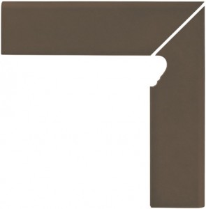 Simple brown cokol schodowy prawi 30x8