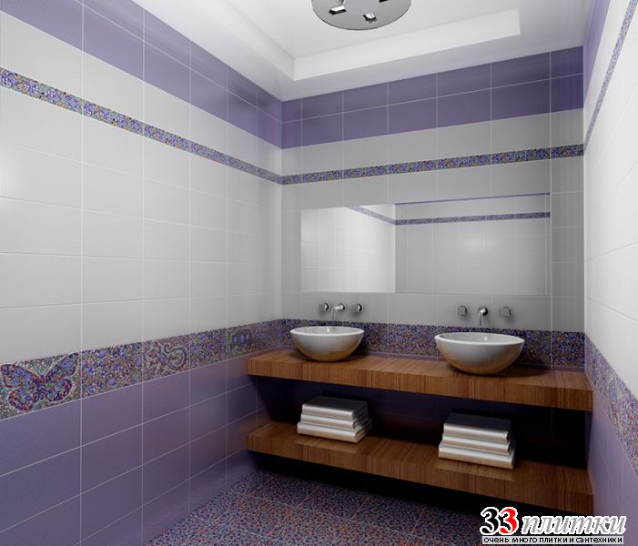 Большой ассортимент плитки российского производства для ванной комнаты
