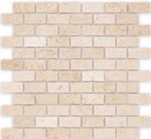 Caramelle mosaic Pietrine Botticino POL 23x48