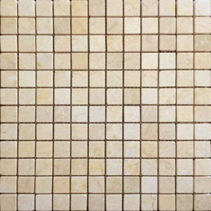 Caramelle mosaic Pietrine Botticino POL 23x23 - толщина 4 мм