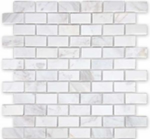 Caramelle mosaic Pietrine Dolomiti bianco POL 23x48