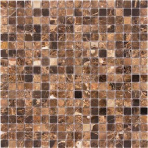 Caramelle mosaic Pietrine Emperador Dark POL 15x15