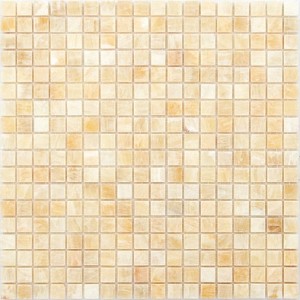 Caramelle mosaic Pietrine Onice beige POL 15x15