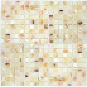 Caramelle mosaic Pietrine Onice Jade Bianco POL 15x15