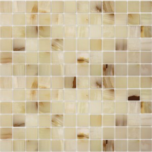 Caramelle mosaic Pietrine Onice Jade Bianco POL 23x23