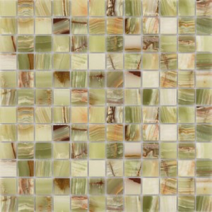 Caramelle mosaic Pietrine Onice Jade Verde POL 23x23