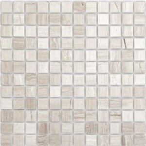 Caramelle mosaic Pietrine Travertino Silver POL 23x23