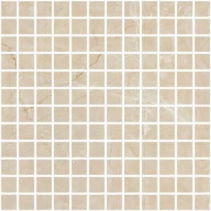 Caramelle mosaic Marble Porcelain Nuvola beige полированная 23x23