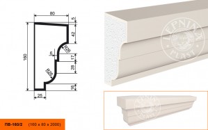Подоконник ПВ-160-2