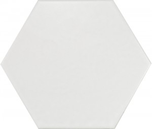 Hexatile Blanco mate 17,5x20