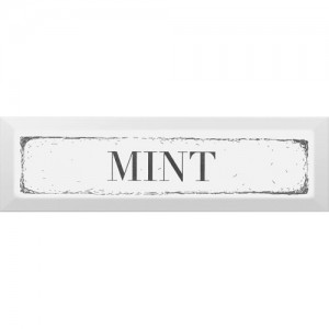 Декор Mint чёрный NTB382882 8,5x28,5