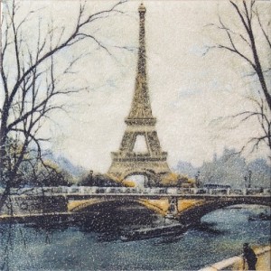 Париж Эйфелева башня 20x20
