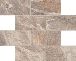 ABK Group Fossil Mosaico Muretto Fossil brown