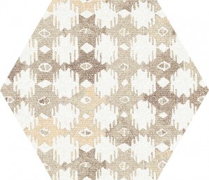 Aparici Tex Ivory Pattern Hexagon Nat.