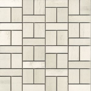 Metal 2.0 White Lappato Mosaico Mix