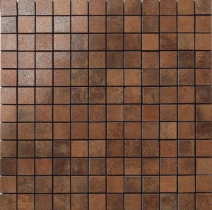 Metal Copper Lappato Mosaico 2,5x2,5