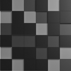 Nanofantasy Black Mosaic 5x5