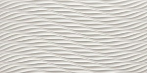 3D Wall Design Twist White Matt