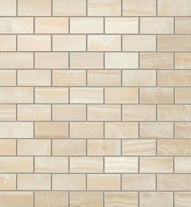 Atlas Concorde Supernova Onyx Ivory Chiffon Brick Mosaic