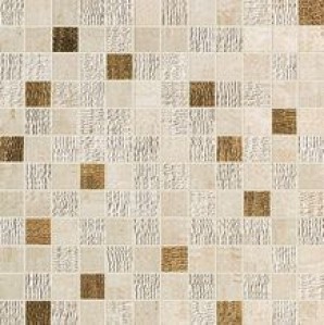 Atlas Concorde Sunrock Jerusalem Ivory Mosaico Gold