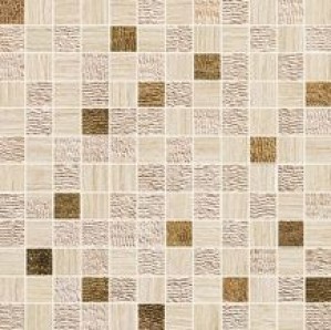 Atlas Concorde Sunrock Travertino Almond Mosaico Gold