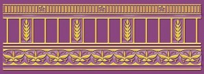Ceramique Imperiale Воспоминание Бордюр узкий фиолетовый
