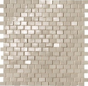 Fap Ceramiche Brickell Beige Brick Mosaico gloss