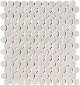 Milano & Floor Bianco Round Mosaico Matt