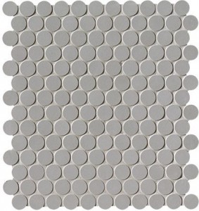 Milano & Floor Grigio Round Mosaico Matt