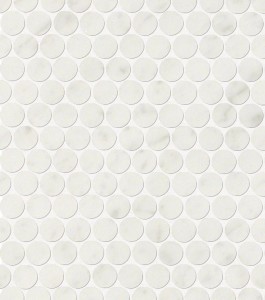 Roma Diamond Carrara Round Mosaico