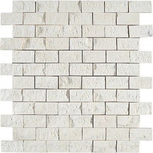 Square Wall Bianco Mosaico Mix A Spacco