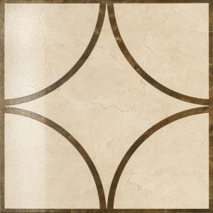 Italon Charme Floor Project Шарм Крим Вставка Луп Люкс 59x59