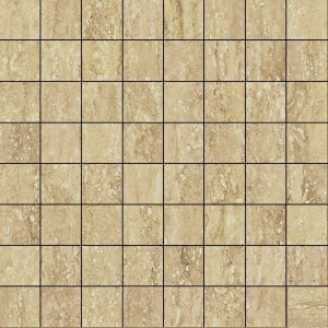 Travertino Floor Project Romano Mosaico Lux