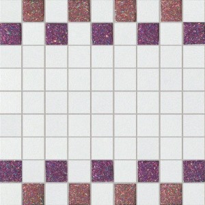 Montenapoleone Mosaico Starlight Rosso Bianco Musa