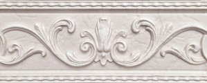 LB-Ceramics Tender Marble Бордюр 1 бежевый объемный