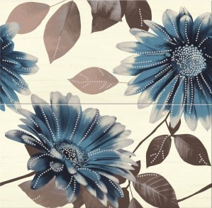 Sun Flower Blue Flower Панно (из 2 шт.)