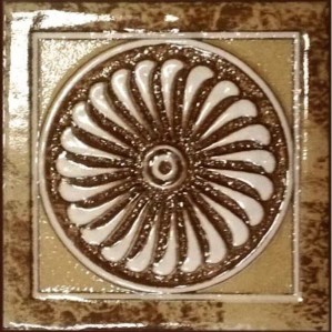 Саппоро (коричневый) вставка керамогранитная 7x7
