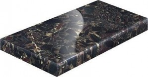 I Marmi Marble Black Angolo Gradino Sx Lucido