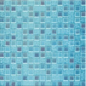 Римская мозаика голубая RM3B