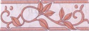 Жемчуг бордюр орнамент розовый 338